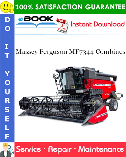 Thumbnail ☆☆ Best ☆☆ Massey Ferguson MF7344 Combines Service Repair Manual