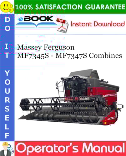 Thumbnail ☆☆ Best ☆☆ Massey Ferguson MF7345S - MF7347S Combines Operators Manual #2