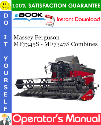 Thumbnail ☆☆ Best ☆☆ Massey Ferguson MF7345S - MF7347S Combines Operators Manual #3