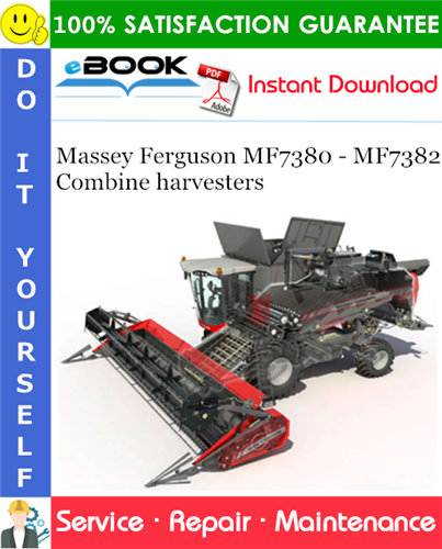 Thumbnail ☆☆ Best ☆☆ Massey Ferguson MF7380 - MF7382 Combine harvesters Service Repair Manual