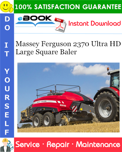 Thumbnail ☆☆ Best ☆☆ Massey Ferguson 2370 Ultra HD Large Square Baler Service Repair Manual