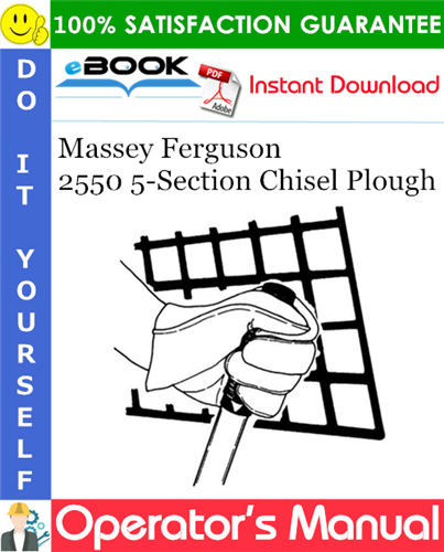 Thumbnail ☆☆ Best ☆☆ Massey Ferguson 2550 5-Section Chisel Plough Operators Manual