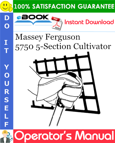 Thumbnail ☆☆ Best ☆☆ Massey Ferguson 5750 5-Section Cultivator Operators Manual