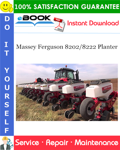 Thumbnail ☆☆ Best ☆☆ Massey Ferguson 8202/8222 Planter Service Repair Manual