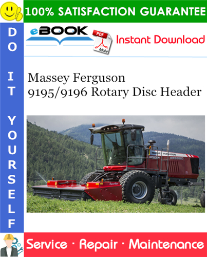 Thumbnail ☆☆ Best ☆☆ Massey Ferguson 9195/9196 Rotary Disc Header Service Repair Manual Thumbnail ☆☆ Best ☆☆ Massey Ferguson 9195/9196 Rotary Disc Header Service Repair Manual