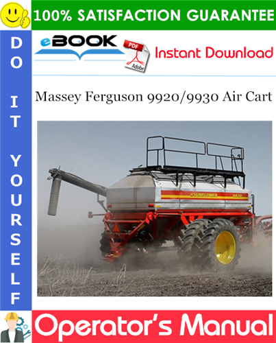 Thumbnail ☆☆ Best ☆☆ Massey Ferguson 9920/9930 Air Cart Operators Manual