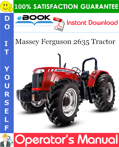 Thumbnail ☆☆ Best ☆☆ Massey Ferguson 2635 Tractor Operators Manual