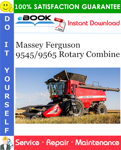 Thumbnail ☆☆ Best ☆☆ Massey Ferguson 9545/9565 Rotary Combine Service Repair Manual Thumbnail ☆☆ Best ☆☆ Massey Ferguson 9545/9565 Rotary Combine Service Repair Manual