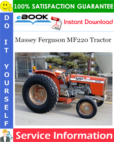 Thumbnail ☆☆ Best ☆☆ Massey Ferguson MF220 Tractor Service Information