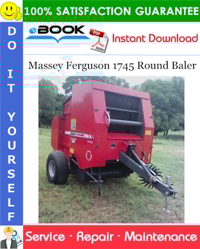 Thumbnail ☆☆ Best ☆☆ Massey Ferguson 1745 Round Baler Service Repair Manual (Serial Number: AHR02235 and up)