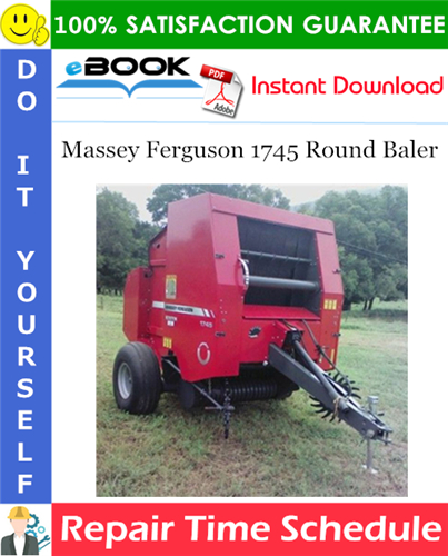 Thumbnail ☆☆ Best ☆☆ Massey Ferguson 1745 Round Baler Repair Time Schedule Manual