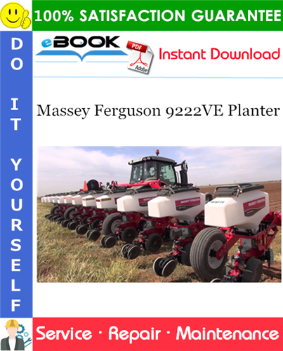Thumbnail ☆☆ Best ☆☆ Massey Ferguson 9222VE Planter Service Repair Manual