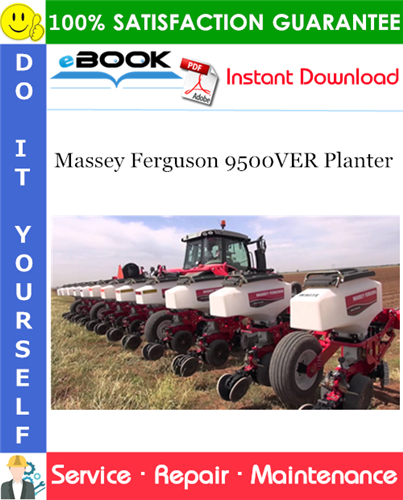 Thumbnail ☆☆ Best ☆☆ Massey Ferguson 9500VER Planter Service Repair Manual