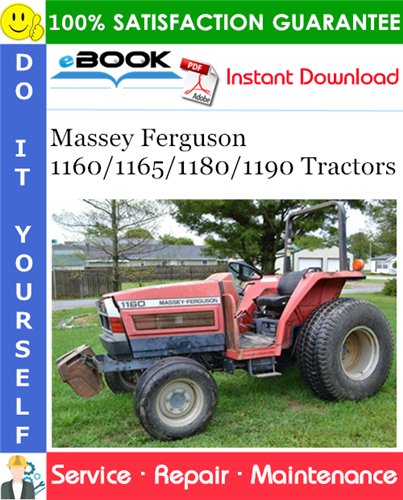 Thumbnail ☆☆ Best ☆☆ Massey Ferguson 1160/1165/1180/1190 Tractors Service Repair Manual
