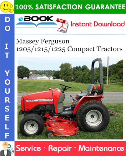Thumbnail ☆☆ Best ☆☆ Massey Ferguson 1205/1215/1225 Compact Tractors Service Repair Manual