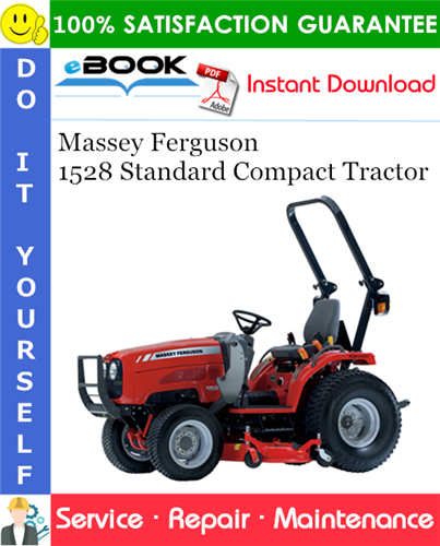 Thumbnail ☆☆ Best ☆☆ Massey Ferguson 1528 Standard Compact Tractor Service Repair Manual