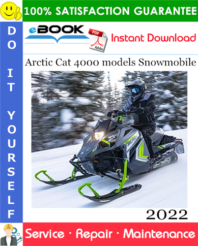 Thumbnail ☆☆ Best ☆☆ 2022 Arctic Cat 4000 models Snowmobile Service Repair Manual