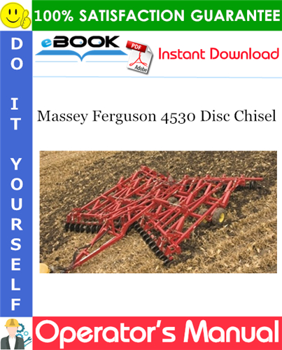 Product picture ☆☆ Best ☆☆ Massey Ferguson 4530 Disc Chisel Operators Manual