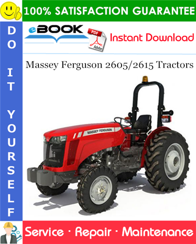 Product picture ☆☆ Best ☆☆ Massey Ferguson 2605/2615 Tractors Service Repair Manual