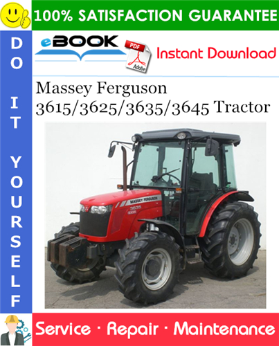 Product picture ☆☆ Best ☆☆ Massey Ferguson 3615/3625/3635/3645 Tractor Service Repair Manual