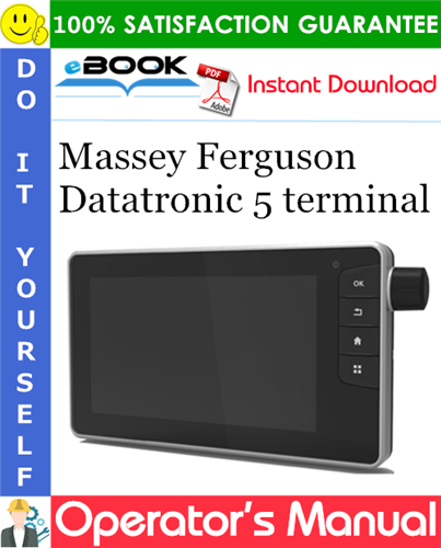 Product picture ☆☆ Best ☆☆ Massey Ferguson Datatronic 5 terminal Operators Manual