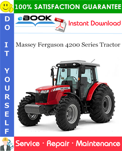 Product picture ☆☆ Best ☆☆ Massey Ferguson 4200 Series Tractor Service Repair Manual