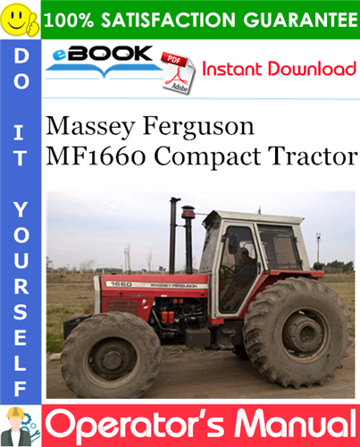 Product picture ☆☆ Best ☆☆ Massey Ferguson MF1660 Compact Tractor Operators Manual
