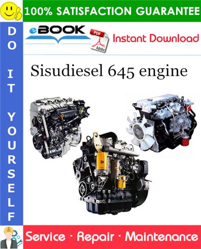 Product picture ☆☆ Best ☆☆ Sisudiesel 645 engine Service Repair Manual 