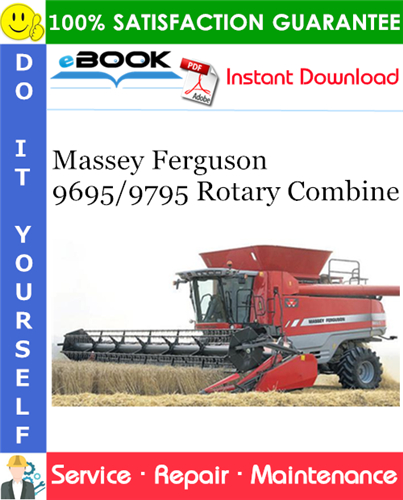 Product picture ☆☆ Best ☆☆ Massey Ferguson 9695/9795 Rotary Combine Service Repair Manual