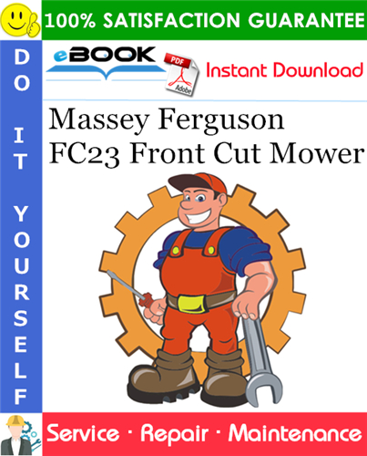 Product picture ☆☆ Best ☆☆ Massey Ferguson FC23 Front Cut Mower Service Repair Manual