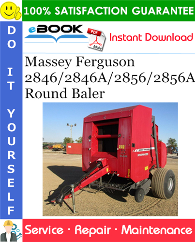 Product picture ☆☆ Best ☆☆ Massey Ferguson 2846/2846A/2856/2856A Round Baler Service Repair Manual
