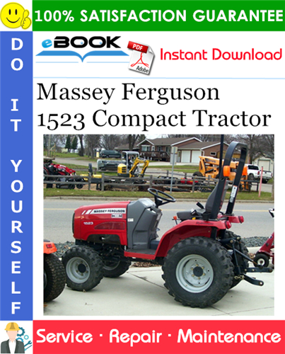 Product picture ☆☆ Best ☆☆ Massey Ferguson 1523 Compact Tractor Service Repair Manual