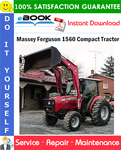 Product picture ☆☆ Best ☆☆ Massey Ferguson 1560 Compact Tractor Service Repair Manual