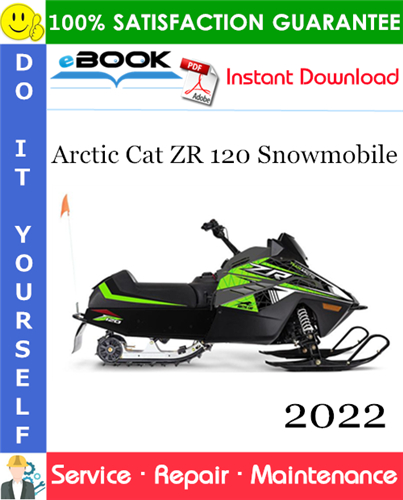 Product picture ☆☆ Best ☆☆ 2022 Arctic Cat ZR 120 Snowmobile Service Repair Manual