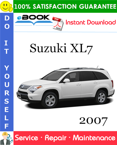Product picture ☆☆ Best ☆☆ 2007 Suzuki XL7 Service Repair Manual